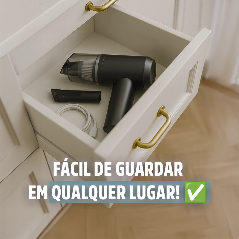 Mini Aspirador de Pó Portátil Recarregável PureVac
